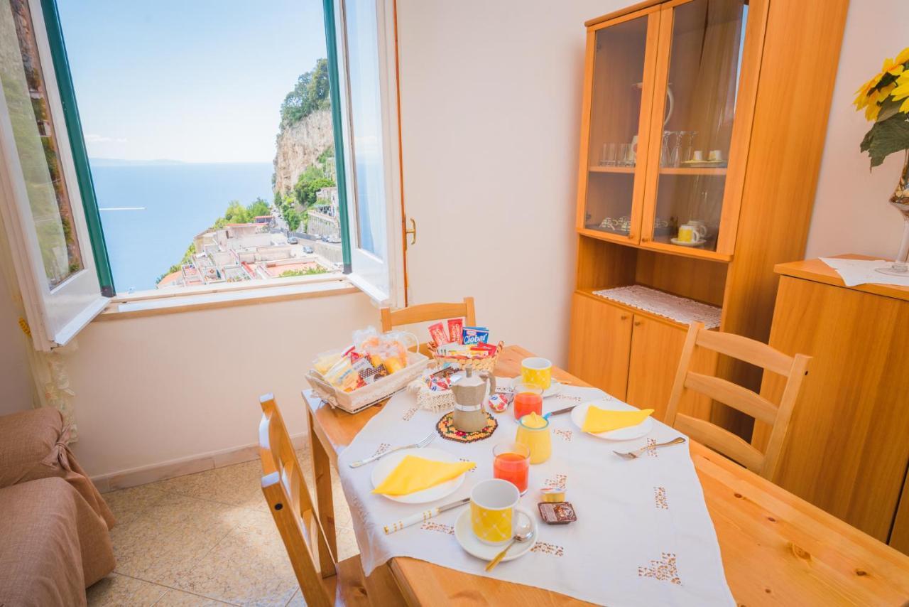 La Villa Di Enzo Casa Vacanze Con Vista Mare Amalfi Exterior foto